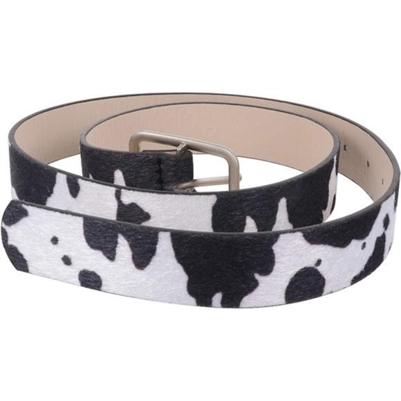 GALPADA Cow Print Waist accessories wide leather belt ladies belt Belt main image 5